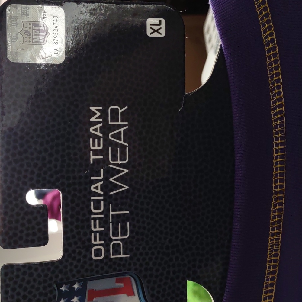 Jersey for a dog, xl, Minnesota Vikings, new with tags - Picture 3 of 6
